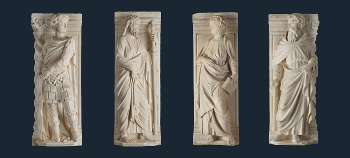 Le sculture della tomba di Giacomo Sacrati