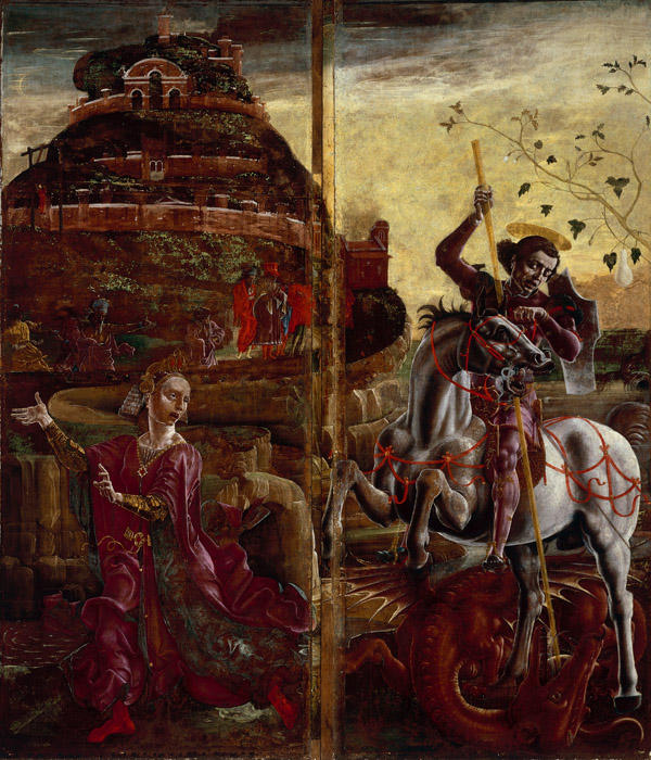 Cosmè Tura, San Giorgio e la principessa